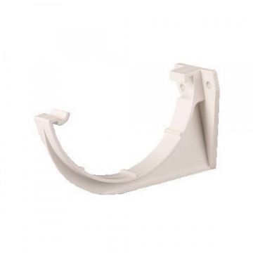 Half Round Gutter Fascia Bracket 112mm White