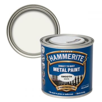Hammerite Metal Paint Smooth White 750ml
