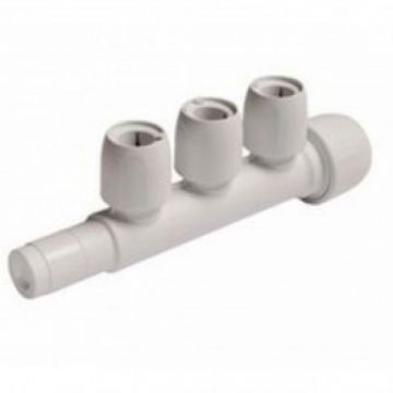 Hep20 HX89 3 Port Manifold Closed Spigot 22mm x 15mm