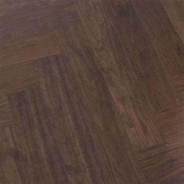 Sherlock Diamond Black Walnut Herringbone Laminate  (1.51m²)