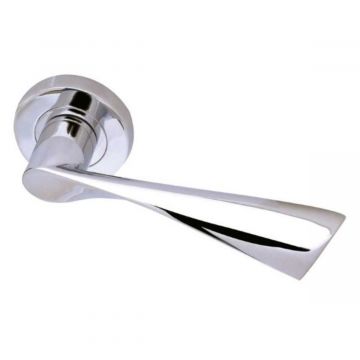 Comet Door Handle in Polished Chrome