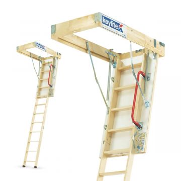 Keylite Loft Ladder 600mm x 1000mm x 2800mm