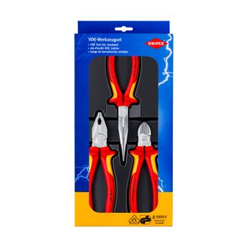 Knipex 3 Piece Electrician Tool Kit