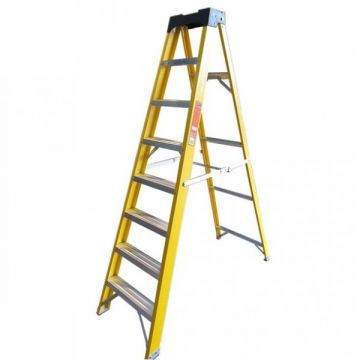 LFI Pro Fibreglass Builders Step Ladder 8 Tread