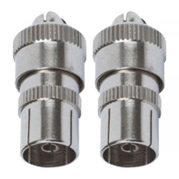 Male Coax Plugs (2 pack)