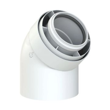 Navien 45° Flue Bend 60/100mm