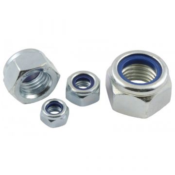 Nyloc Nut Zinc M6