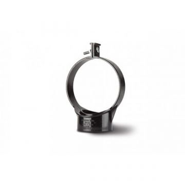 Polypipe SG40 Strap Boss Open Back Fix 110mm Black