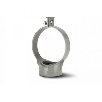 Polypipe SG40 Strap Boss Open Back Fix 110mm Grey