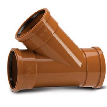 Polypipe UG405 Junction Triple Socket 110mm