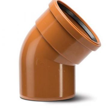 Polypipe UG468 30D Bend Single Socket 110mm