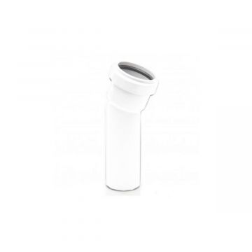 Polypipe WP19 Push Fit Waste Soil Boss Bend 157.5D 32mm White
