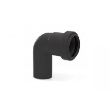 Polypipe WP23 Push Fit Waste Swivel Bend 91.25D 32mm Black
