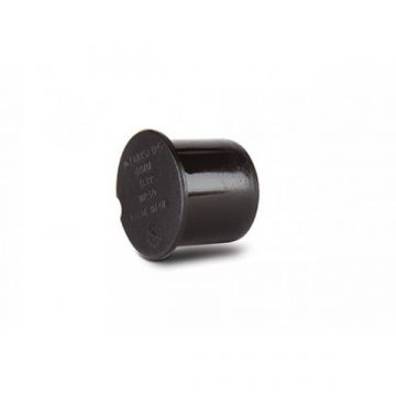 Polypipe WP29 Push Fit Waste Socket Plug 32mm Black