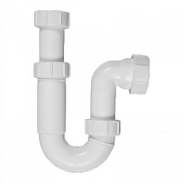 Polypipe WT63 Tubular Swivel P Telescopic 40mm Trap - 75mm Seal