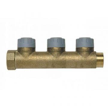 Polyplumb 3 Port Manifold 15mm Brass