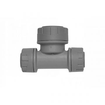 Polyplumb Reducing Tee 15mm x 15mm x 22mm
