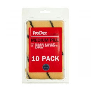 ProDec 10 Pack Medium Pile Tiger Stripe Mini Roller Sleeve 4″