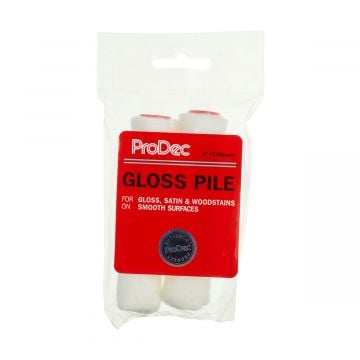 ProDec 2 Pack Gloss Pile Mini Paint Roller Sleeves 4″