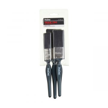 ProDec Trade Pro Mixed Bristle Brushes 3 Piece Set