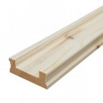 Redwood Stair Baserail 66mm x 25mm
