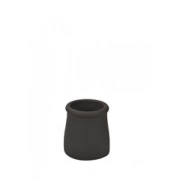 Roll Top Chimney Pot 300mm Black
