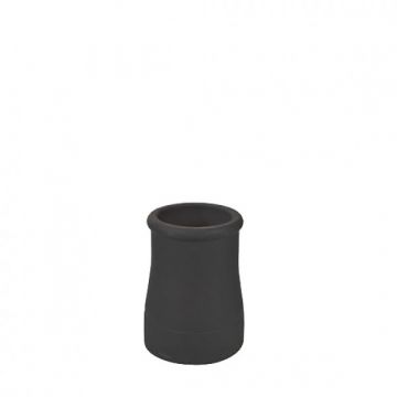 Roll Top Chimney Pot 375mm Black