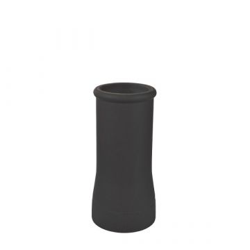 Roll Top Chimney Pot 600mm Black