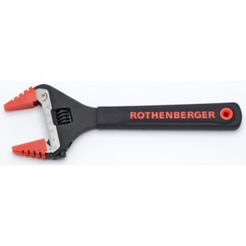 Rothenberger Wide Jaw Wrench 250mm with Jaw Protectors