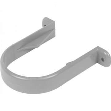Round Downpipe Bracket 68mm Grey