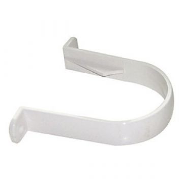 Round Downpipe Bracket 68mm White