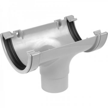 Round Running Outlet 112mm Grey