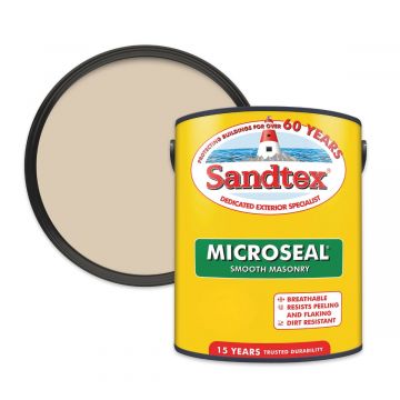 Sandtex Sandstone Microseal Ultra Smooth Masonry Paint 5L