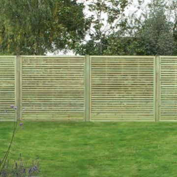 Slatted Fence Panel 1800mm x 1800mm 