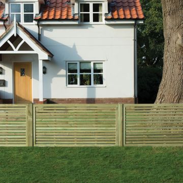 Slatted Fence Panel 900mm x 1800mm