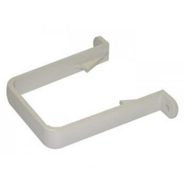 Square Downpipe Bracket 65mm White