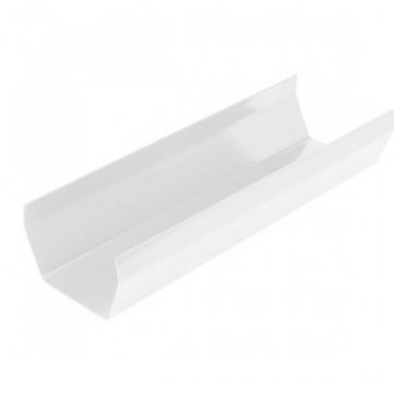 Square Gutter 114mm White