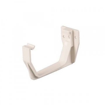 Square Gutter Fascia Bracket 114mm White