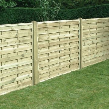 Square Horizontal Fence Panel 1800mm x 1800mm