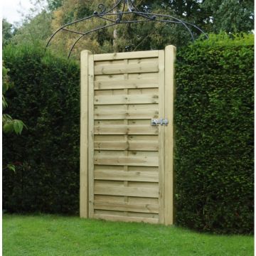 Square Horizontal Timber Gate 900mm x 1800mm