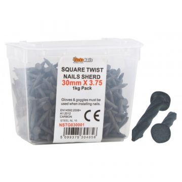 Square Twist Nails 30 x 3.75mm 2.5Kg