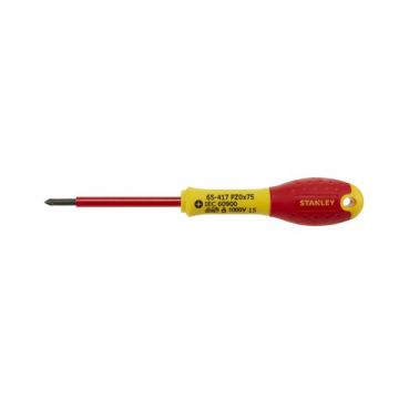 Stanley Fat Max VDE Pozidriv Screwdriver PZ2x150mm