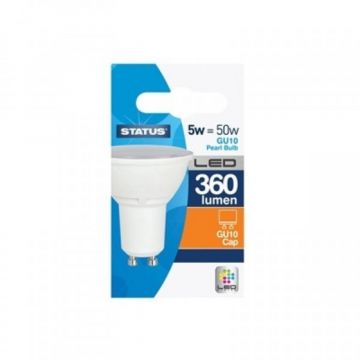 Status LED GU10 100 5W Pearl Warm White Bulb