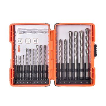 Tactix 15 Piece Concrete and Masonry Drill Bit Set