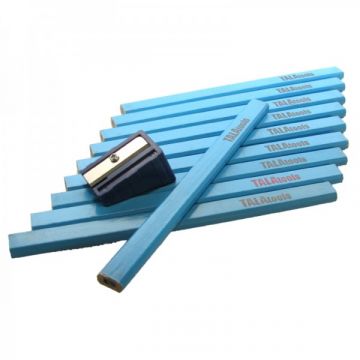 Tala Carpenters Pencils (10 pack) with Sharpener