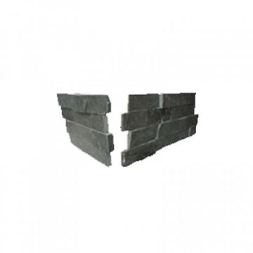 Tier Contemporary Real Stone Corners Charcoal