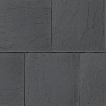 Tobermore Riven Flags Charcoal 400mm x 400mm x 32mm