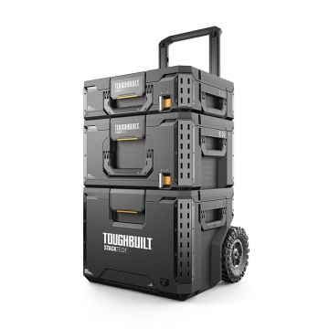 ToughBuilt StackTech 3 Piece Rolling Tool Box Set