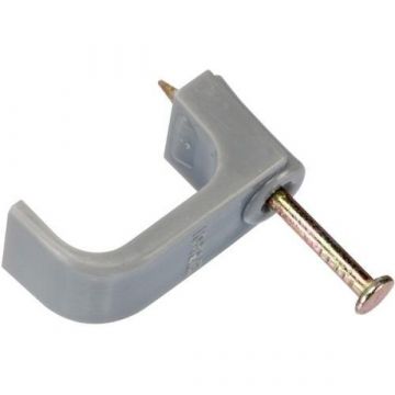 Twin & Earth Cable Clip 2.5mm 5Pk