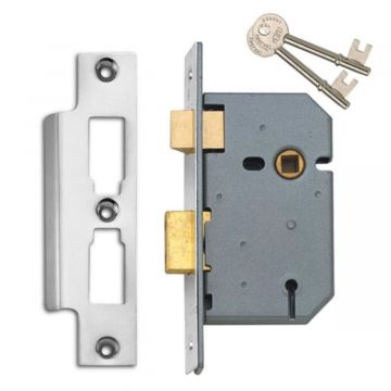 Union Y2277 3 Lever Mortice Sashlock 75mm SC